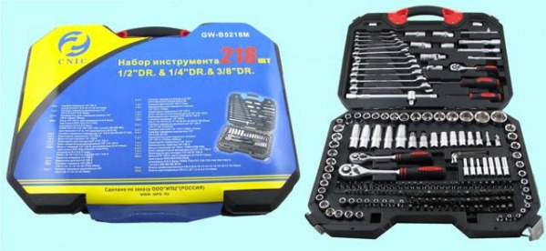 Набор инструмента 218 предметов.